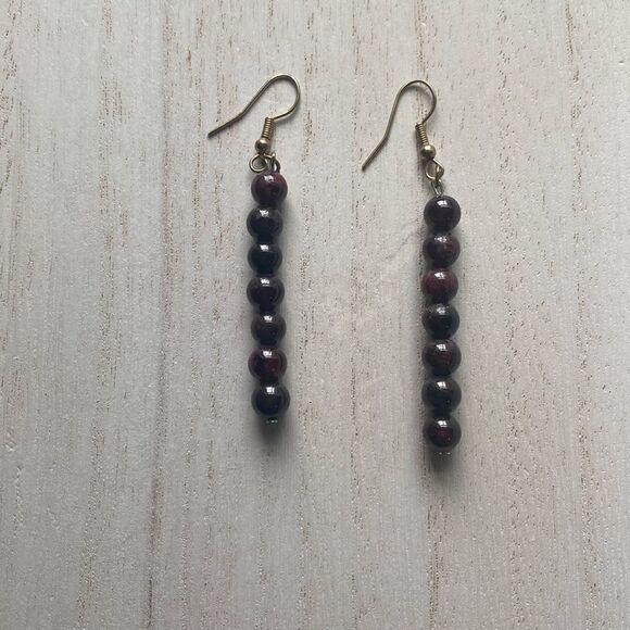 Garnet Earrings - Picture 1 of 4
